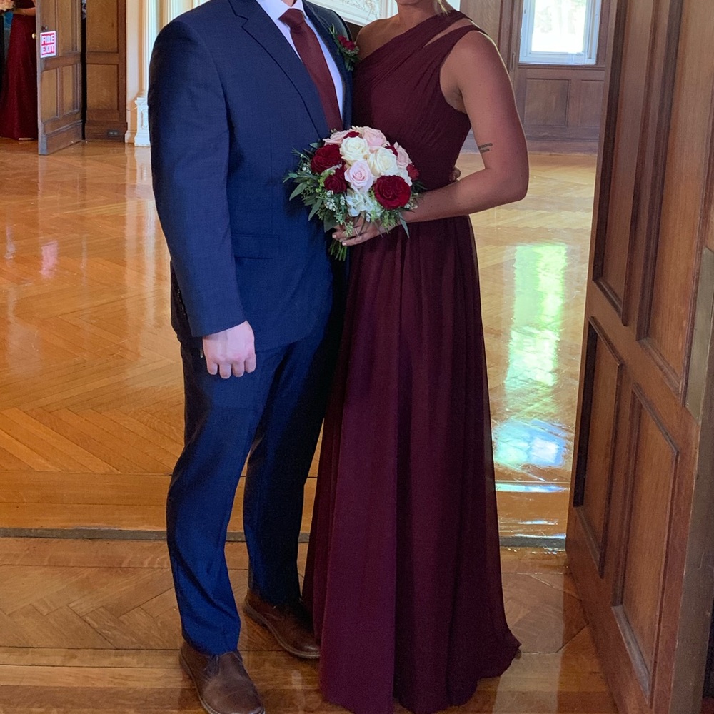 Azazie bridesmaid dress.